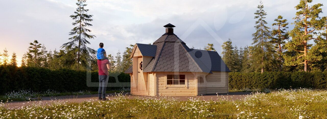 Chalet Grill 9.2m με επέκταση